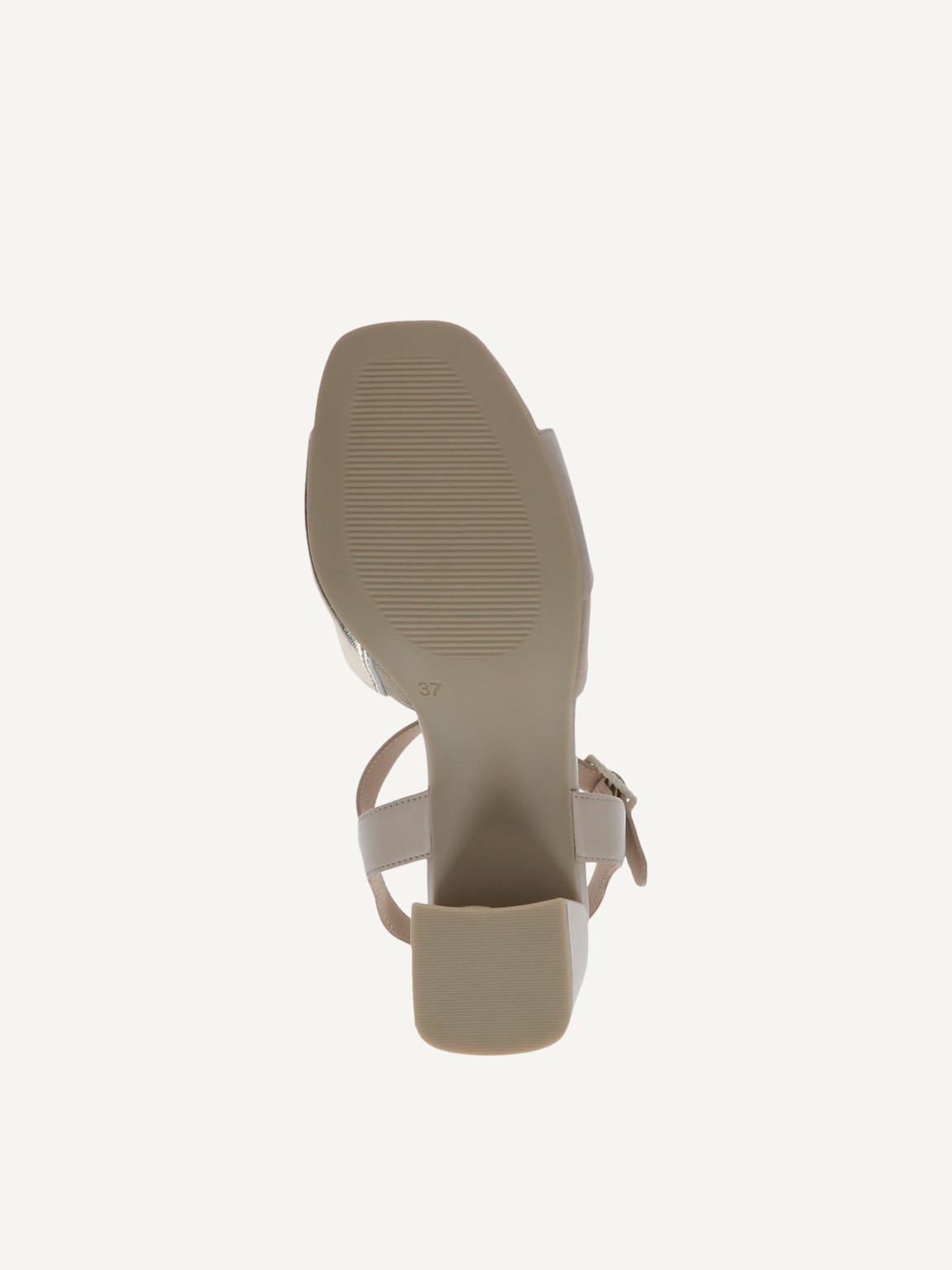 Caprice, Leather Heeled sandal - beige BEIGE COMB, image 5 of 6