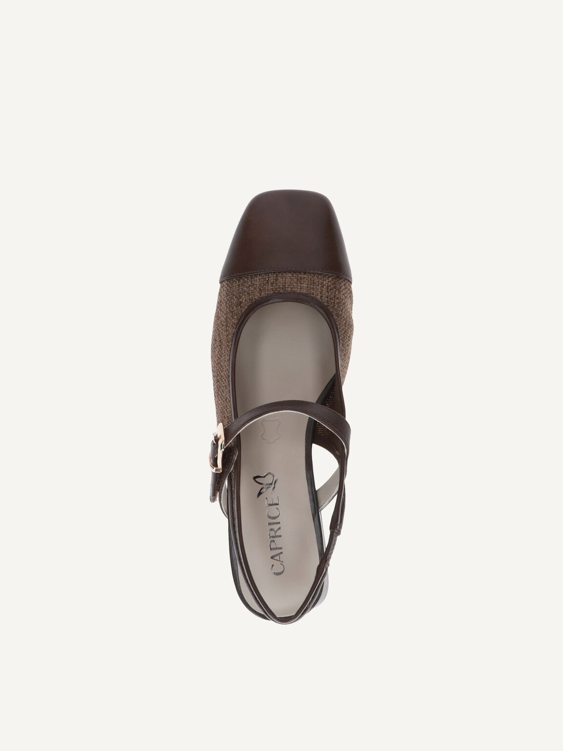 Caprice, Sling pumps - brown DK BROWN COMB, image 6 of 6