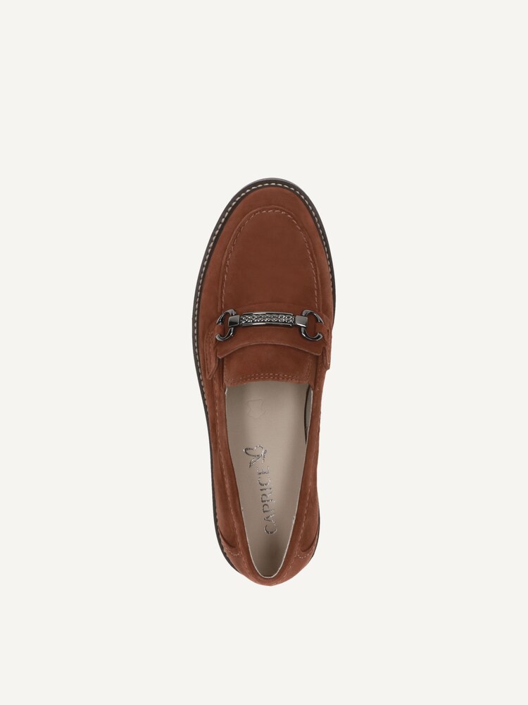 Caprice, Slipper en cuir - marron COGNAC SUEDE, image 4 sur 5