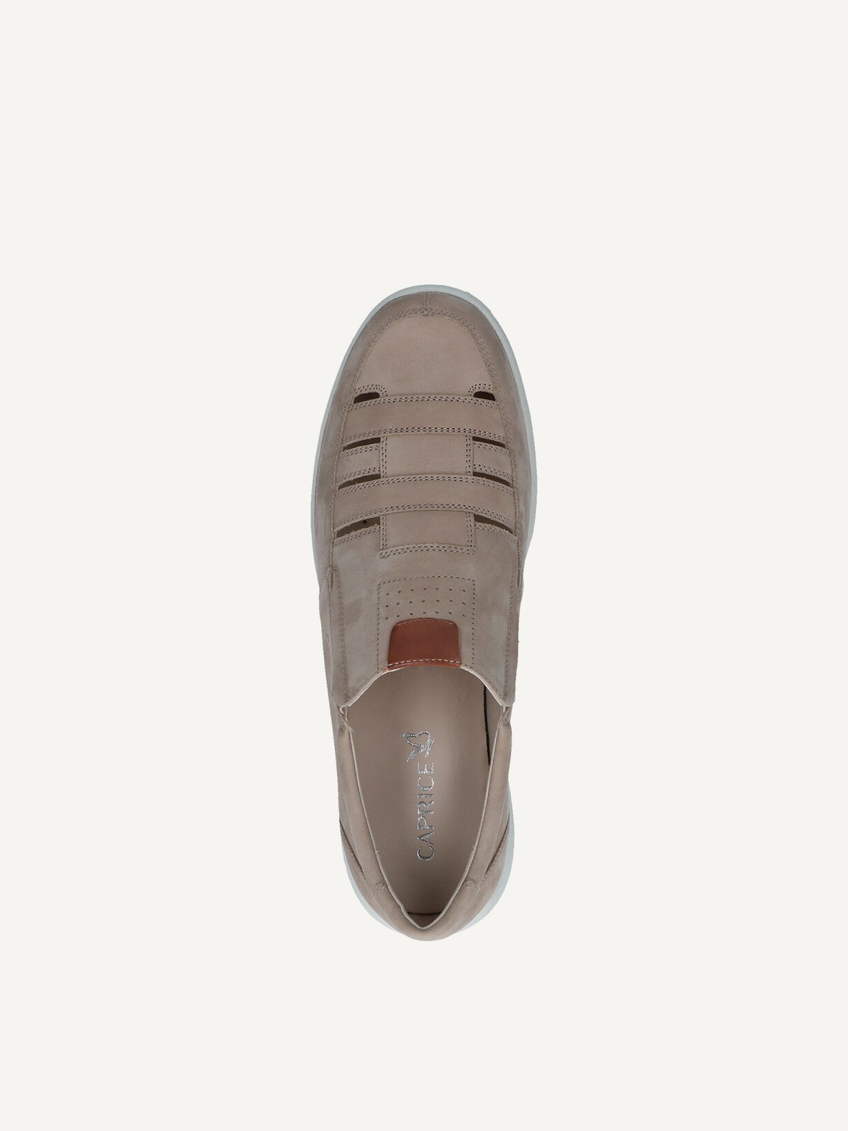 Caprice, Slipper en cuir - beige TAUPE COMB, image 5 sur 6