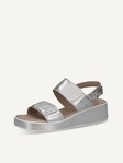 Selected, Caprice, Leather Sandal - silver SILVER