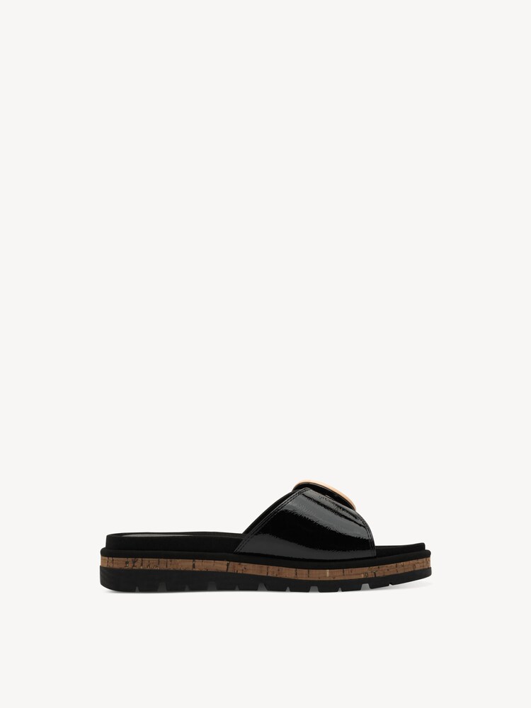 Marco Tozzi, Ciabatte - nero BLACK PATENT, immagine 6 di 6