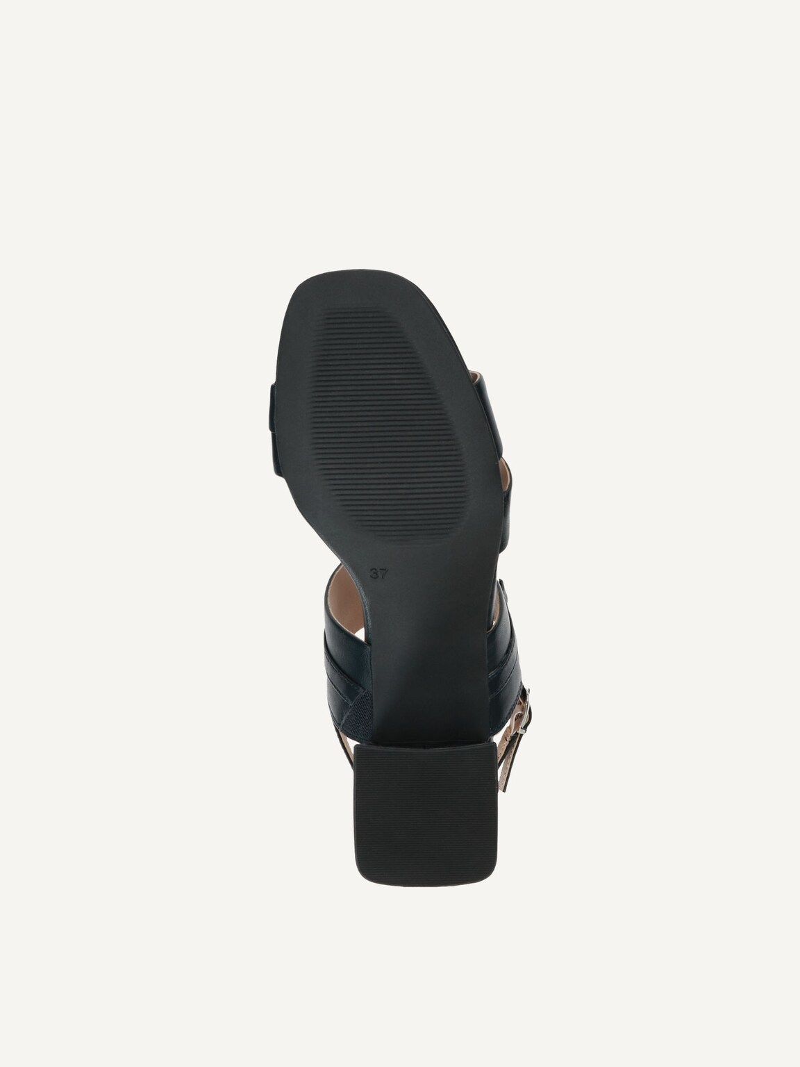 Caprice, Leather Heeled sandal - blue OCEAN NAPPA, image 4 of 5
