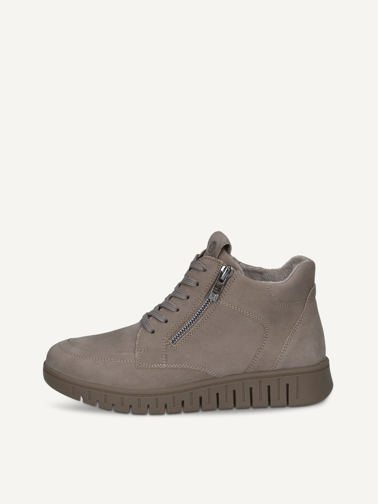 Caprice, Lederstiefelette - beige TAUPE NUBUC, Bild 1 von 5