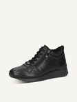 Not selected, Caprice, Leather Sneaker - black warm lining BLACK NAPPA