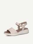 Not selected, Caprice, Leather Sandal - beige CREAM PERLATO