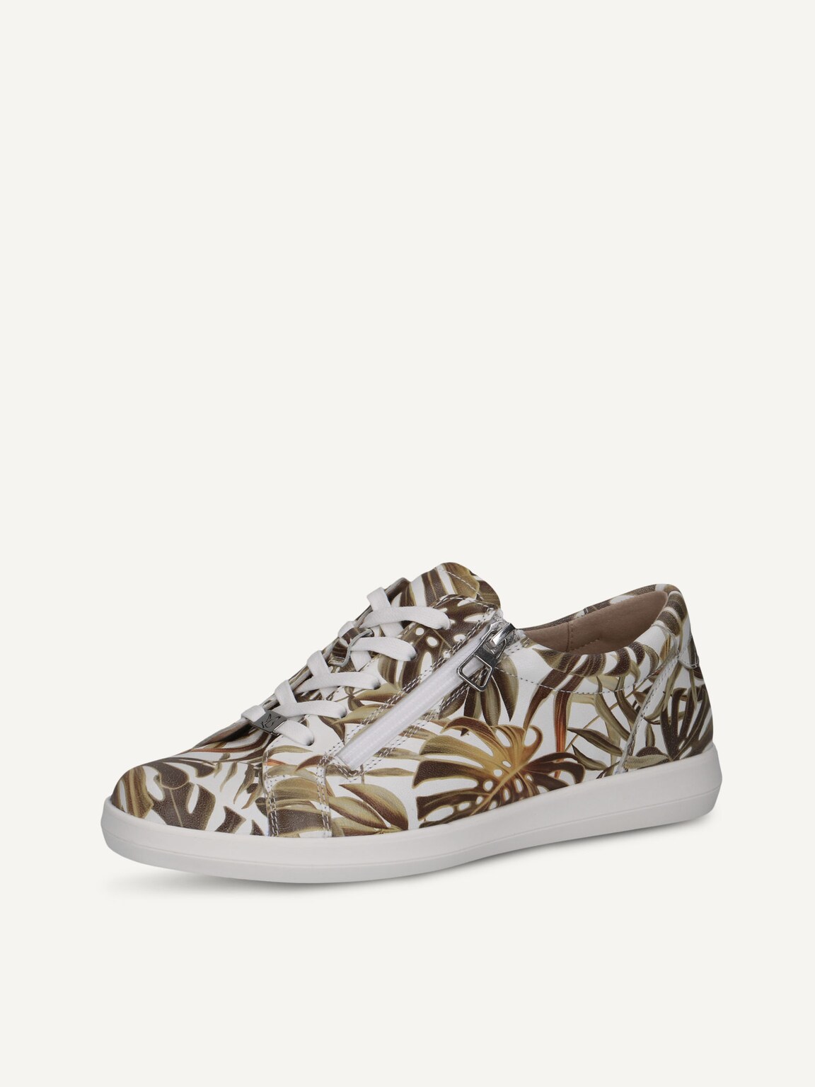 Caprice, Leather Sneaker - offwhite WHITE GRAFFITI, image 1 of 5