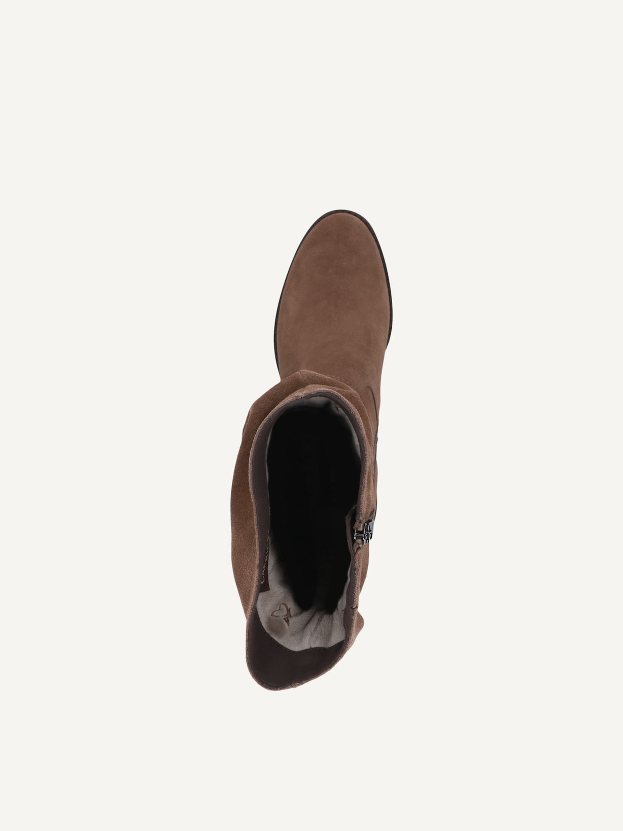 Caprice, Lederstiefelette - beige DK TAUPE SUEDE, Bild 4 von 5