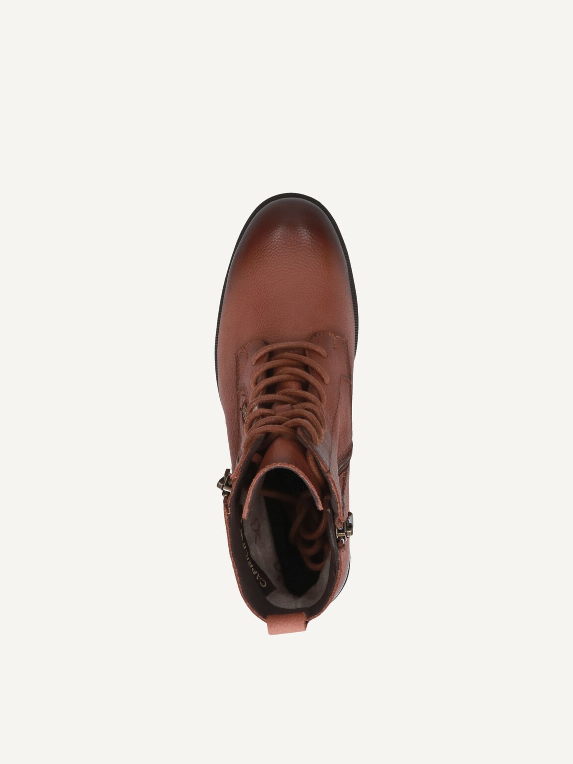 Caprice, Leather Bootie - brown COGNAC NAPPA, image 5 of 5