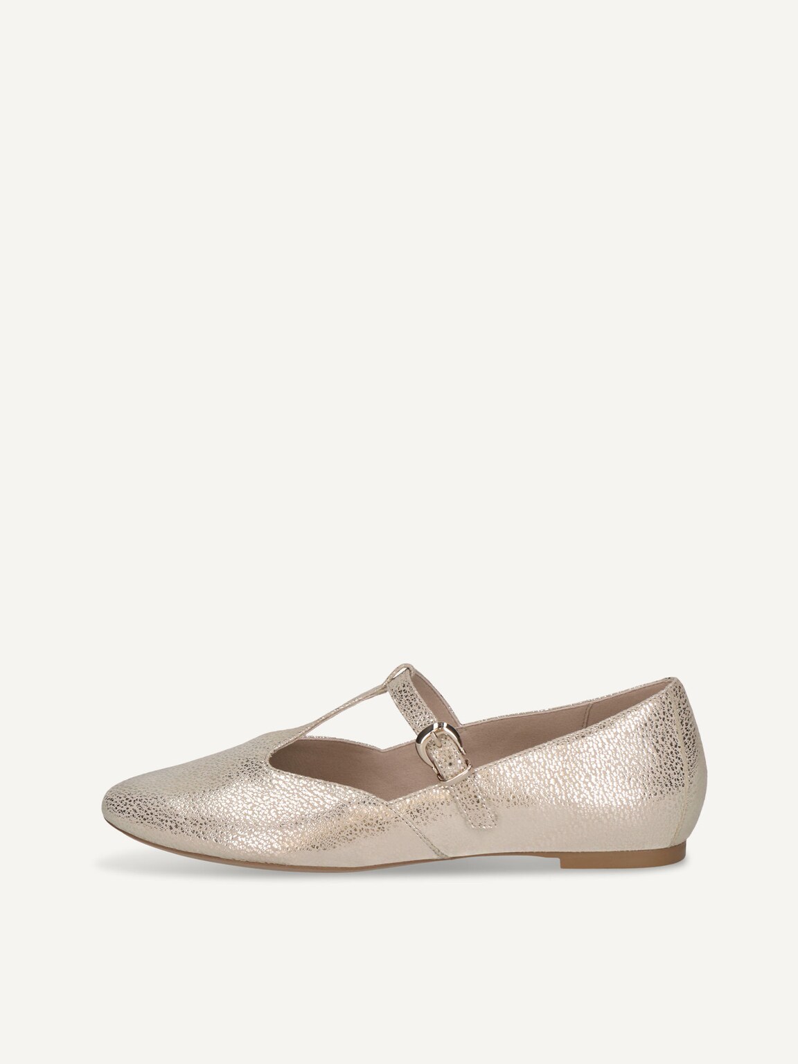 Caprice, Leather Slipper - gold OFFWH/LT GOLD, image 2 of 5