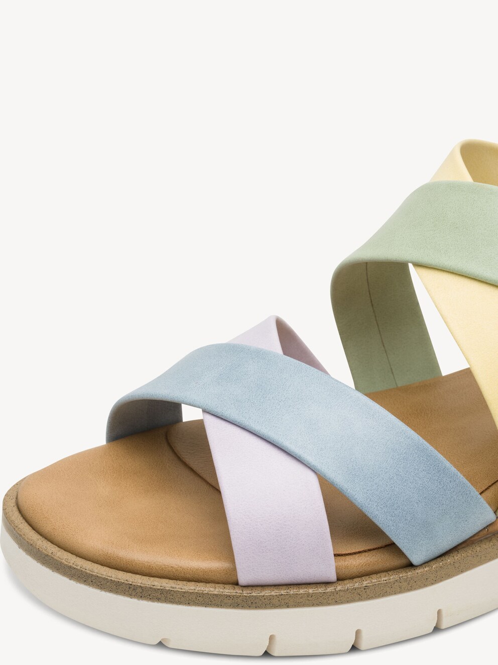 Marco Tozzi, Sandaletter - vit WHITE MULTI, bild 4 av 6