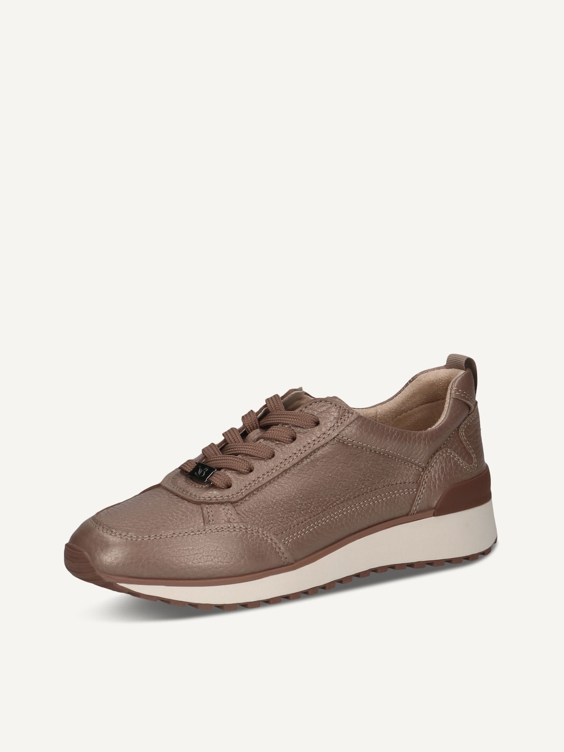 Caprice, Leather Sneaker - metallic TITAN DEER, image 1 of 5