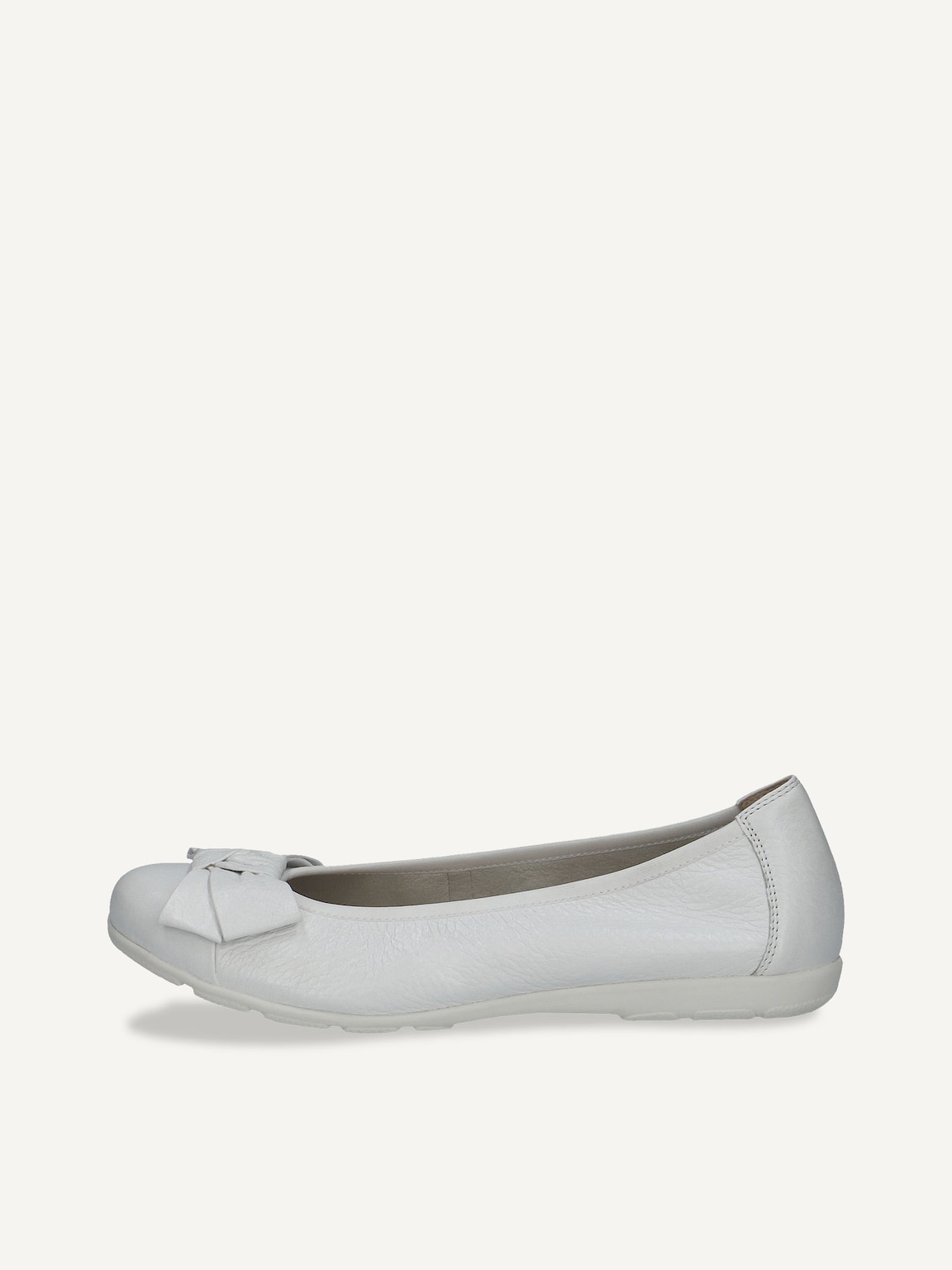 Caprice, Leather Ballerina - white WHITE DEER, image 3 of 6
