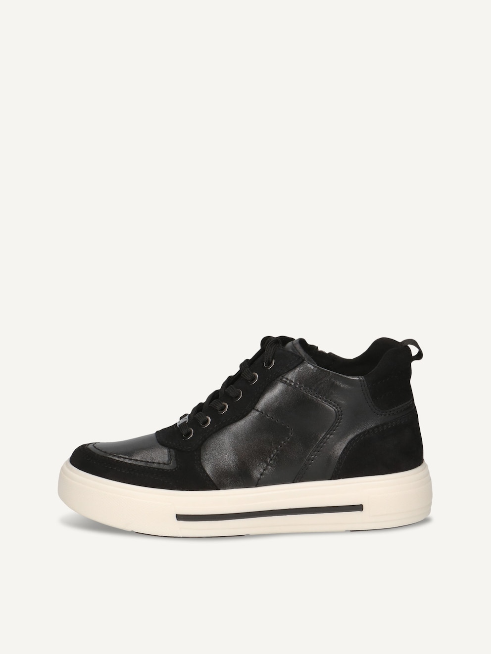 Caprice, Basket en cuir - noir BLACK COMB, image 1 sur 5