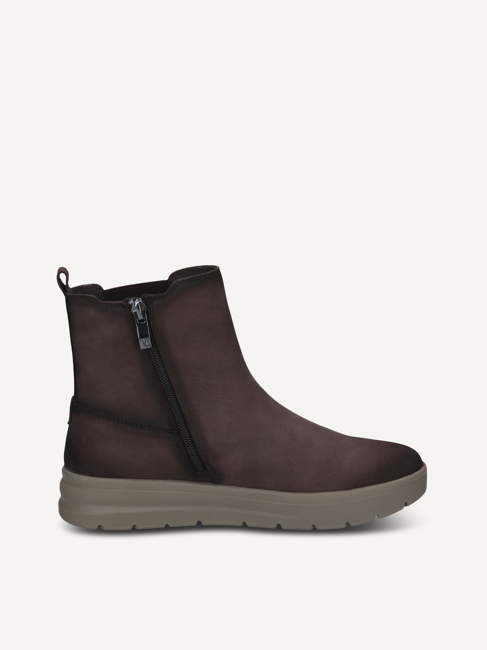Caprice, Bottine Chelsea en cuir - marron DK BROWN NUBUC, Image 4 of 6