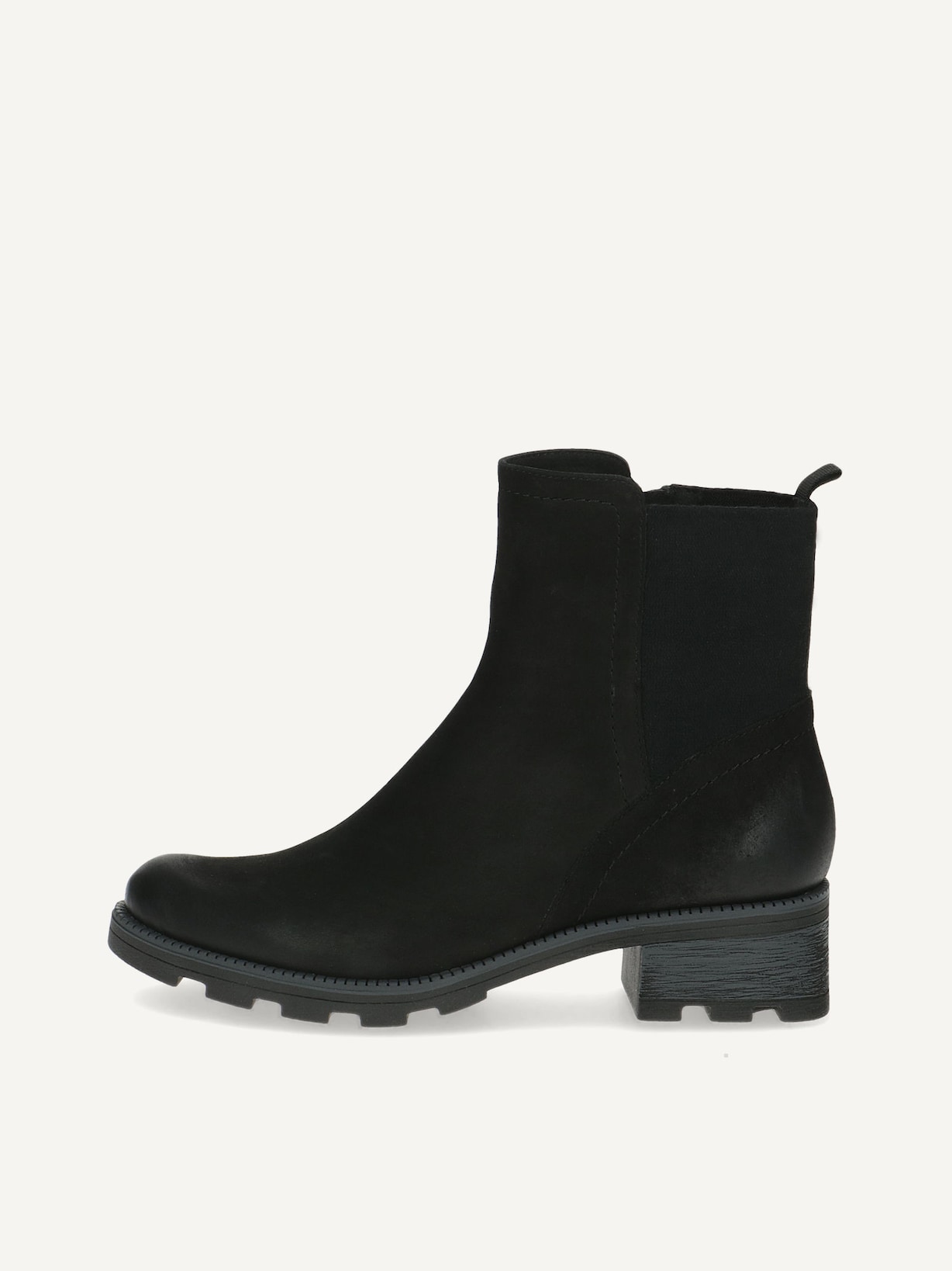 Caprice, Bottine en cuir - noir BLACK NUBUC, image 1 sur 5