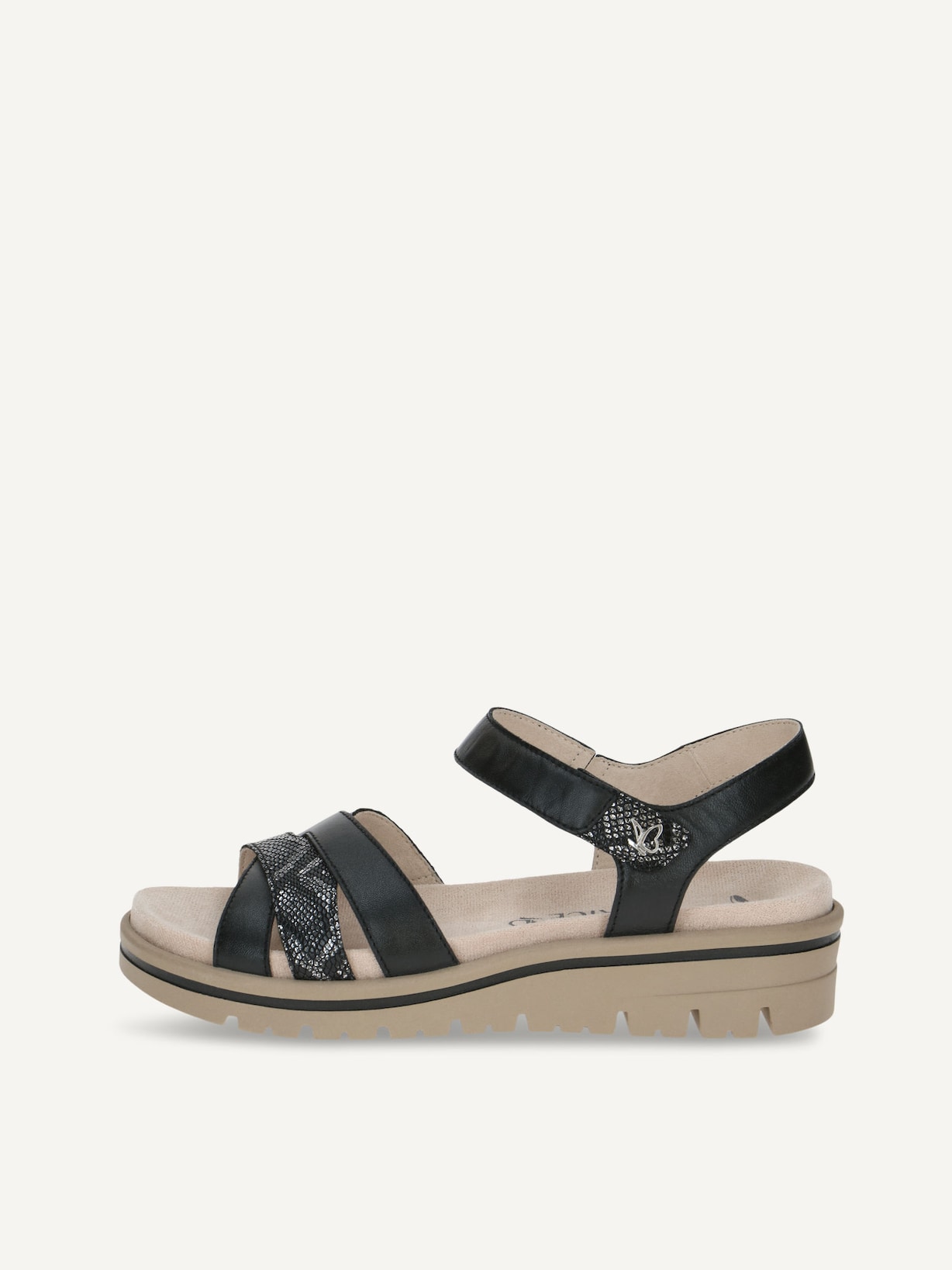 Caprice, Sandale en cuir - noir BLACK COMB, image 1 sur 5