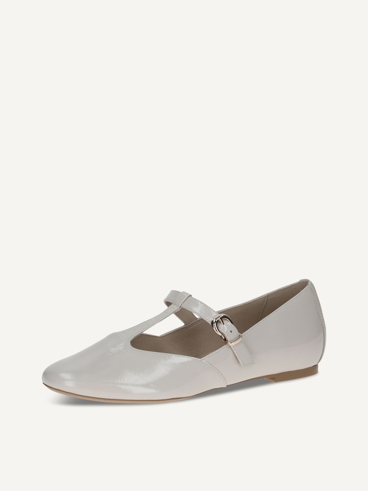 Caprice, Slipper en cuir - blanc SNOW NAPLAK, image 3 sur 6