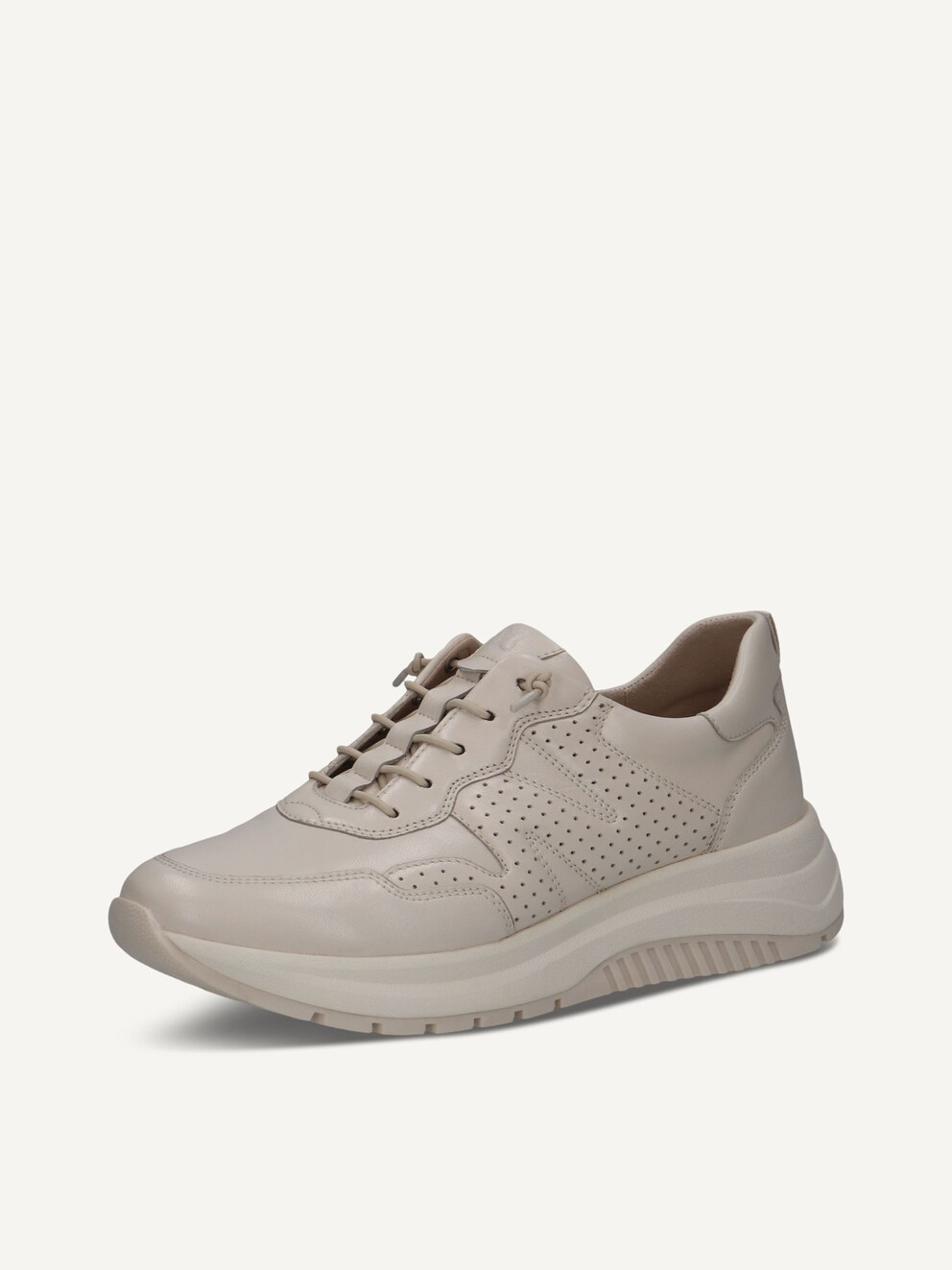 Caprice, Leather Sneaker - yellow VANILLA NAPPA, image 1 of 6