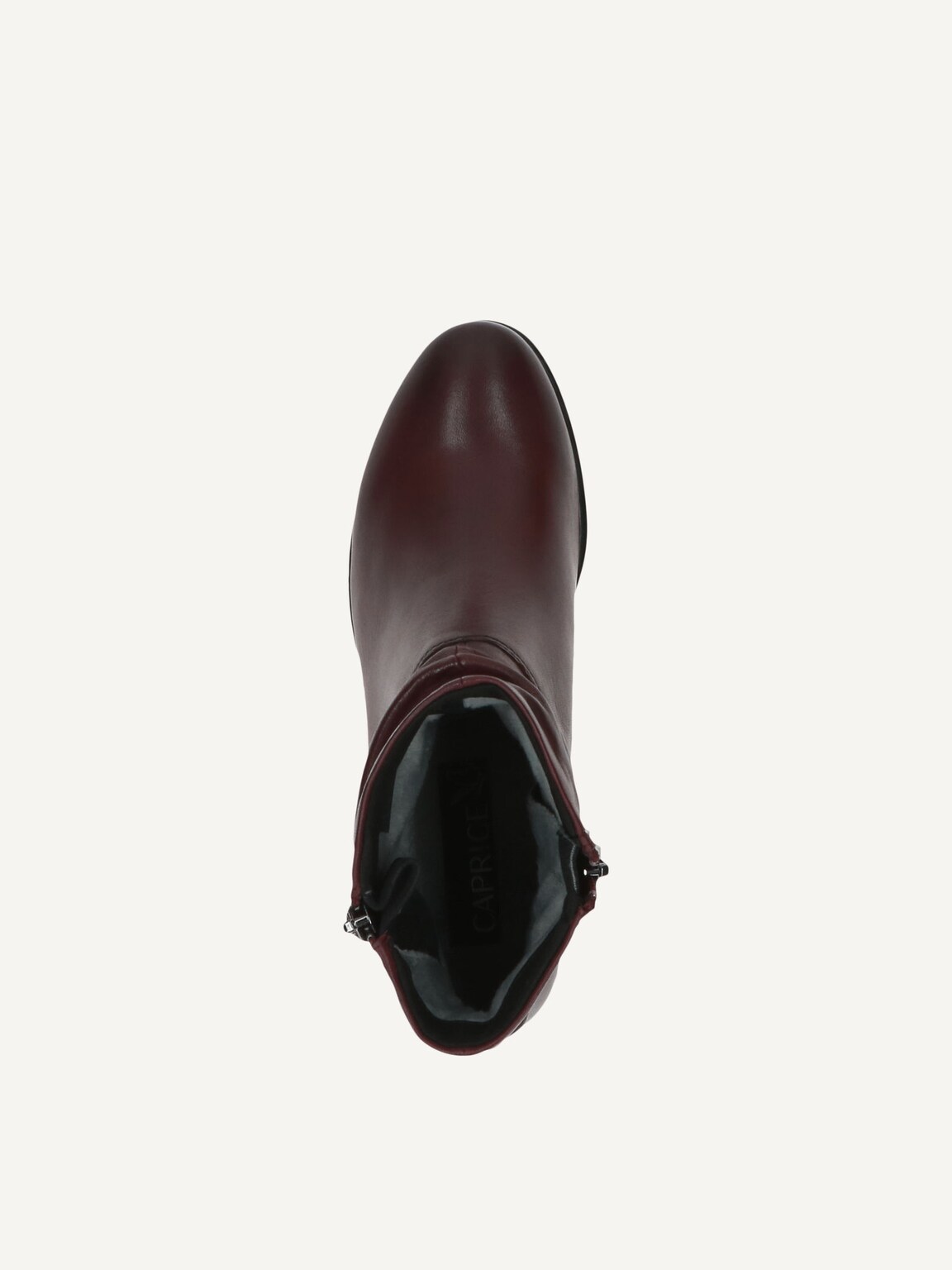 Caprice, Leather Bootie - red BORDEAUX NAPPA, image 6 of 6