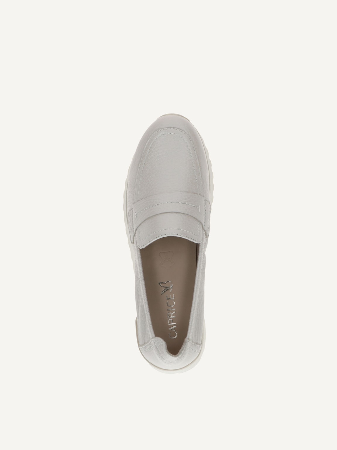 Caprice, Leather Slipper - white PEARL PERL DEE, image 5 of 5