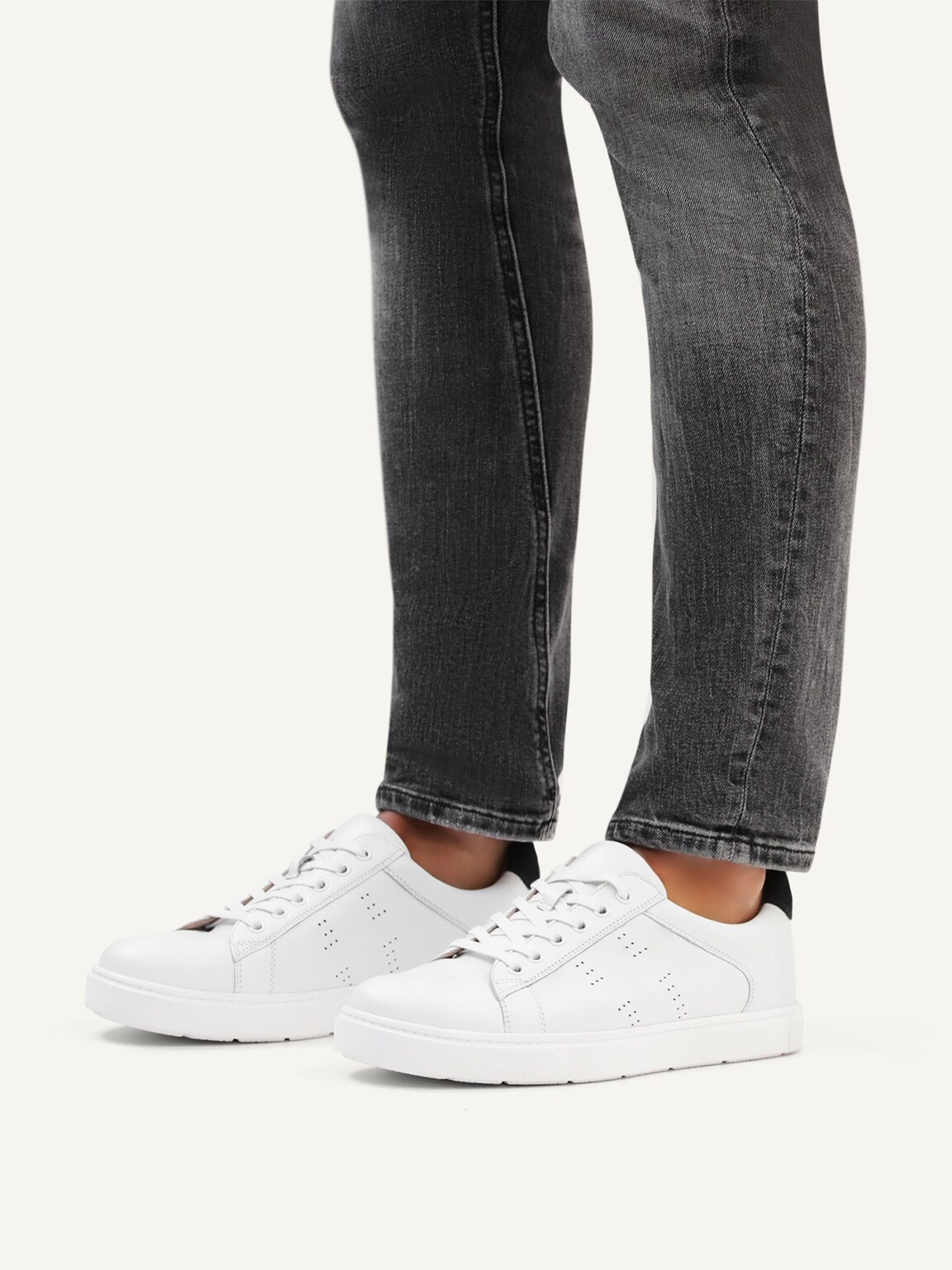 Caprice, Leather Sneaker - white WHITE COMB, image 2 of 6