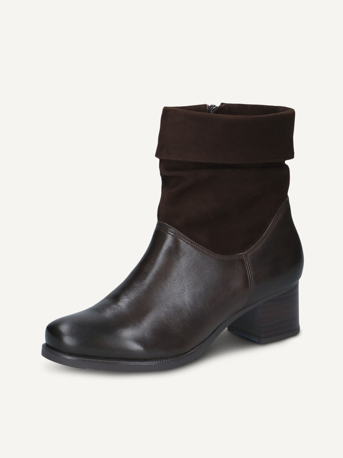 Caprice, Leather Bootie - brown DK BROWN COMB, image 1 of 6