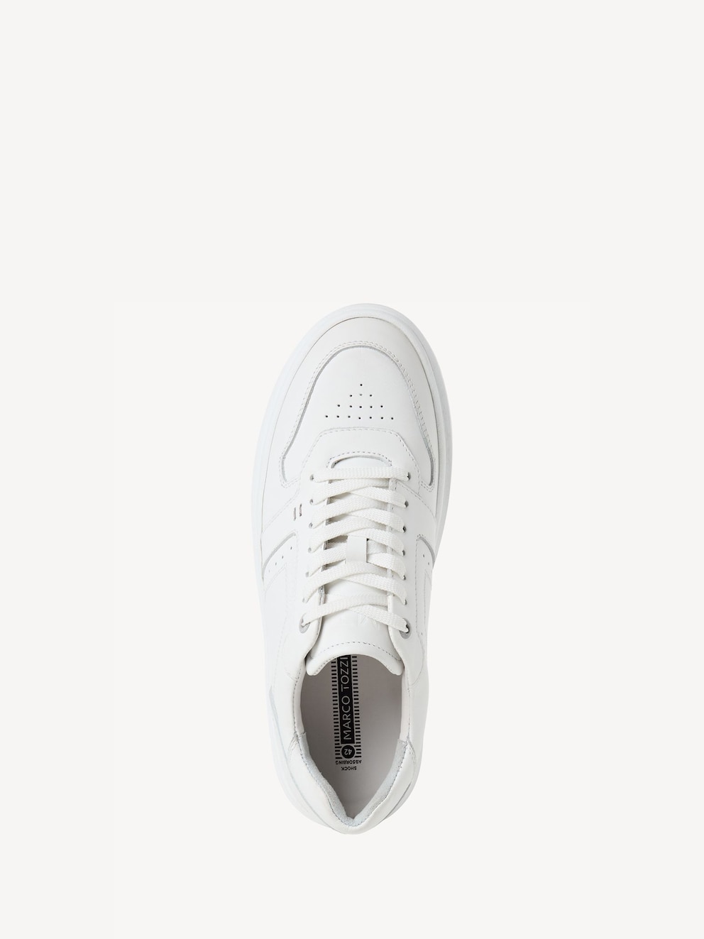 Marco Tozzi, Ledersneaker - weiß WHITE, Bild 6 von 7