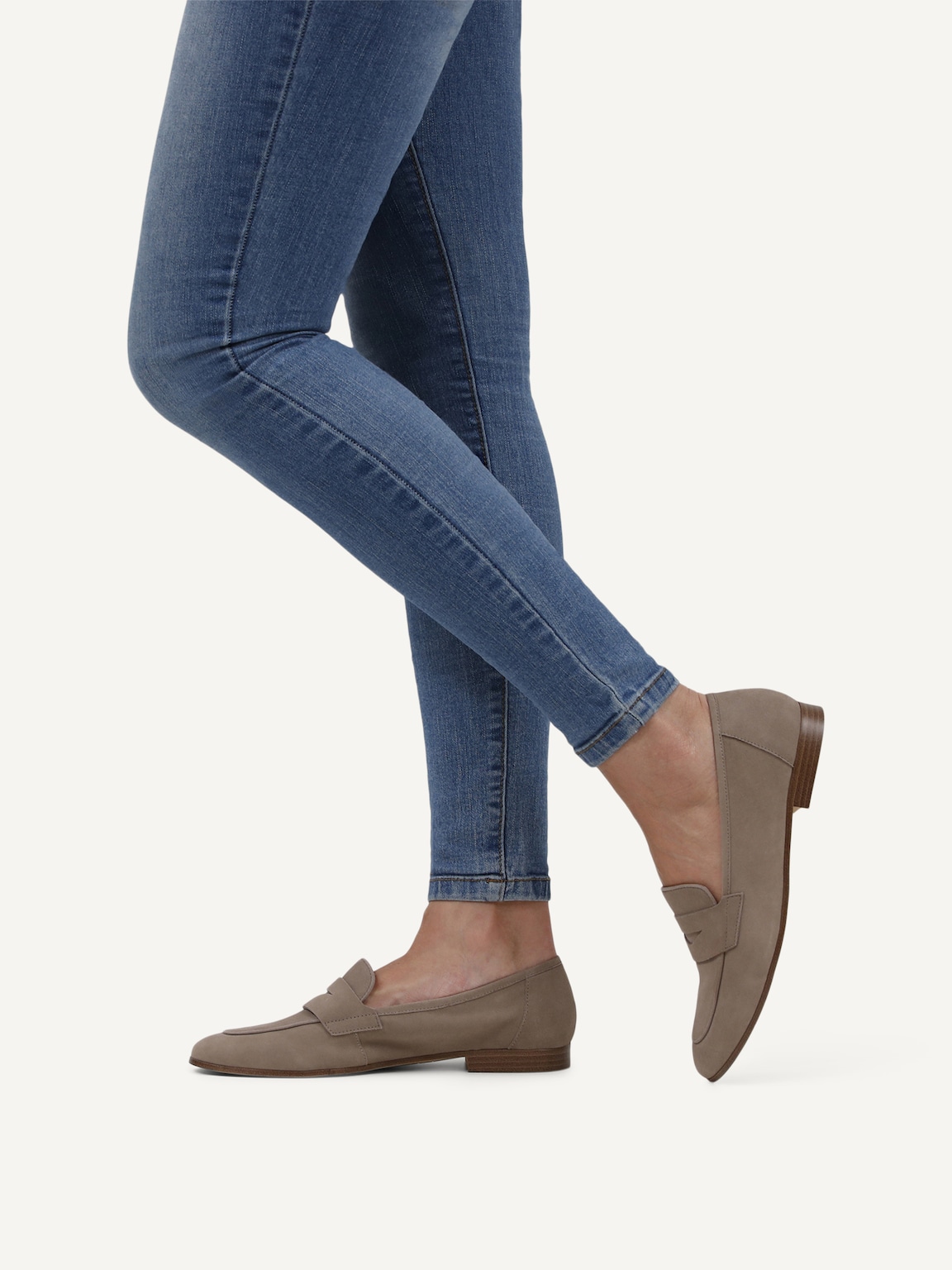 Caprice, Leather Slipper - brown MUD SUEDE, image 2 of 6