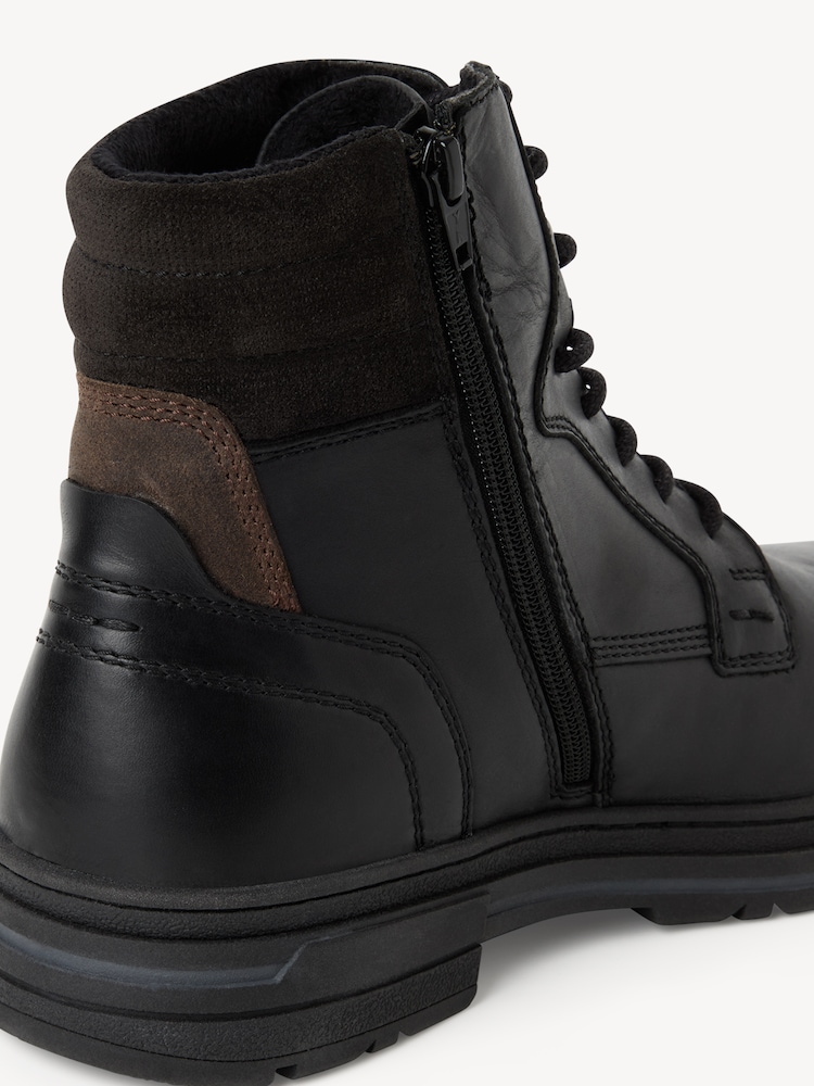 Marco Tozzi, Leather Bootie - black, BLACK COMB, Image 5 of 6