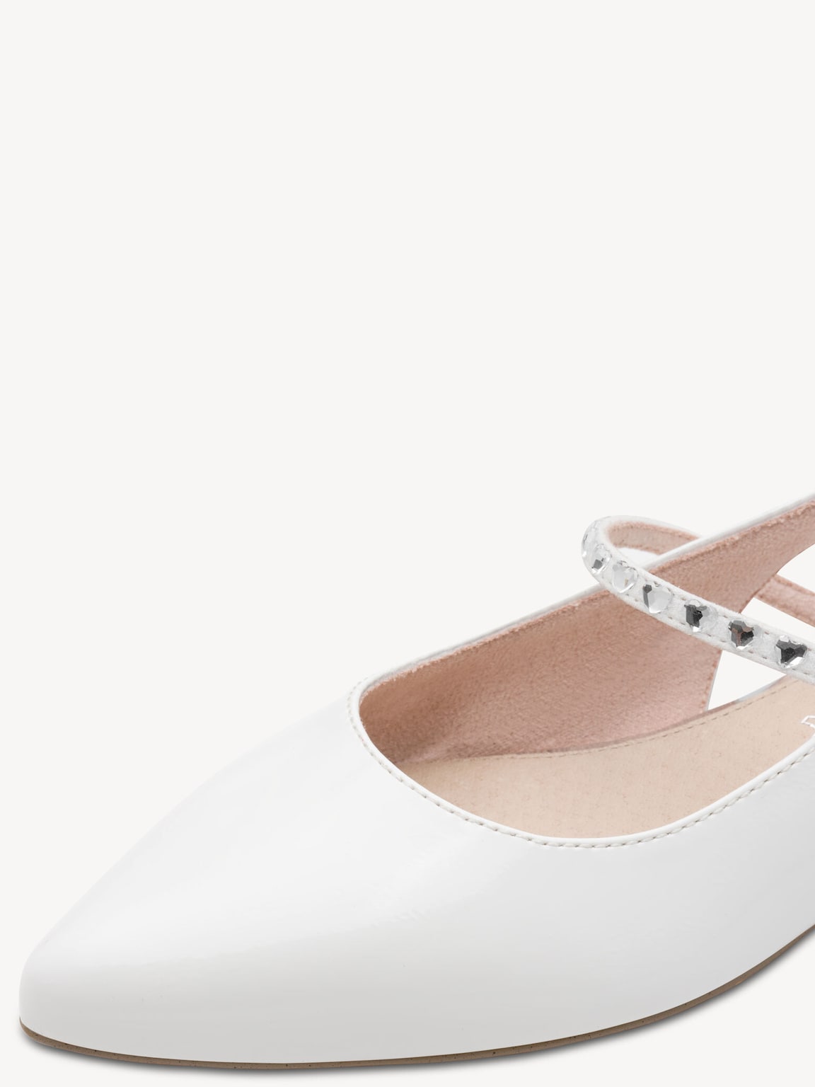 Marco Tozzi, Ballerina - beige IVORY PATENT, immagine 6 di 7