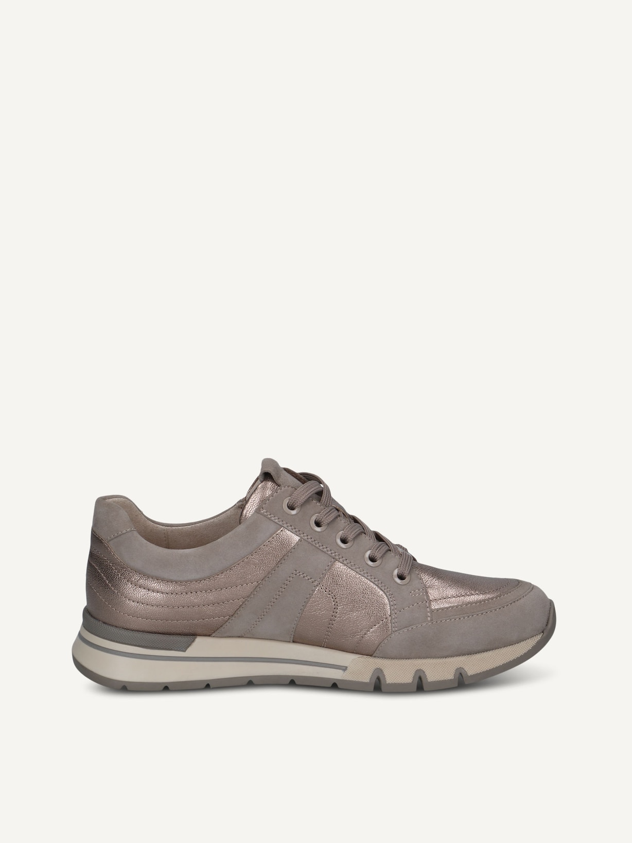 Caprice, Ledersneaker - beige TAUPE COMB, Bild 3 von 5