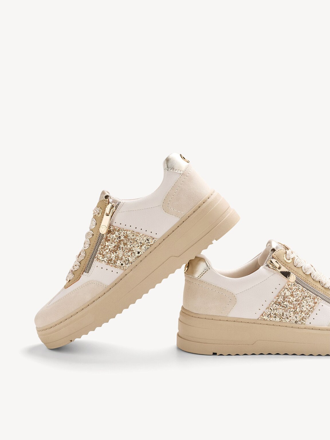 Marco Tozzi, Sneaker - beige CREAM COMB, immagine 2 di 7