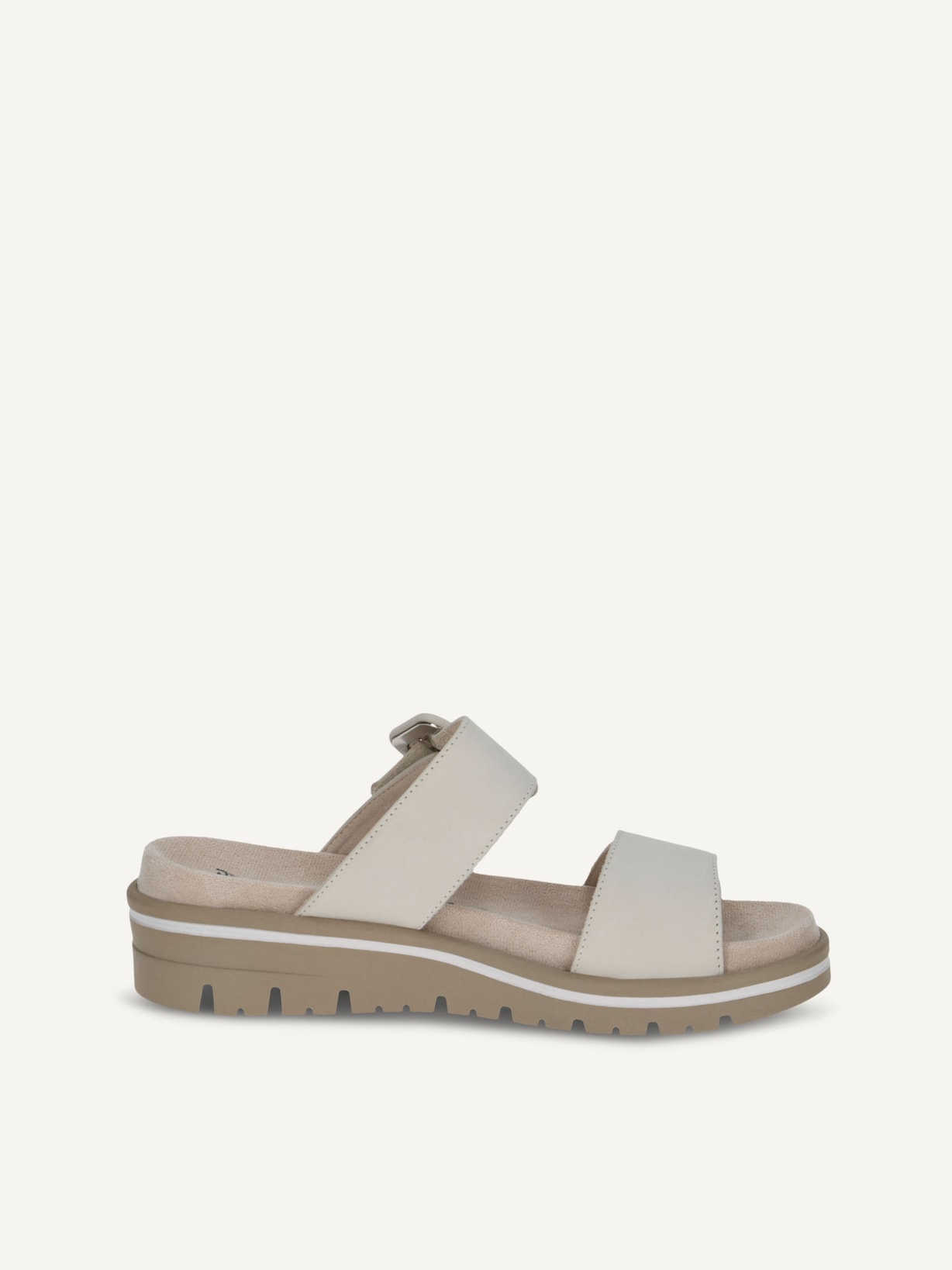 Caprice, Mule en cuir - blanc SNOW NUBUC, image 4 sur 6
