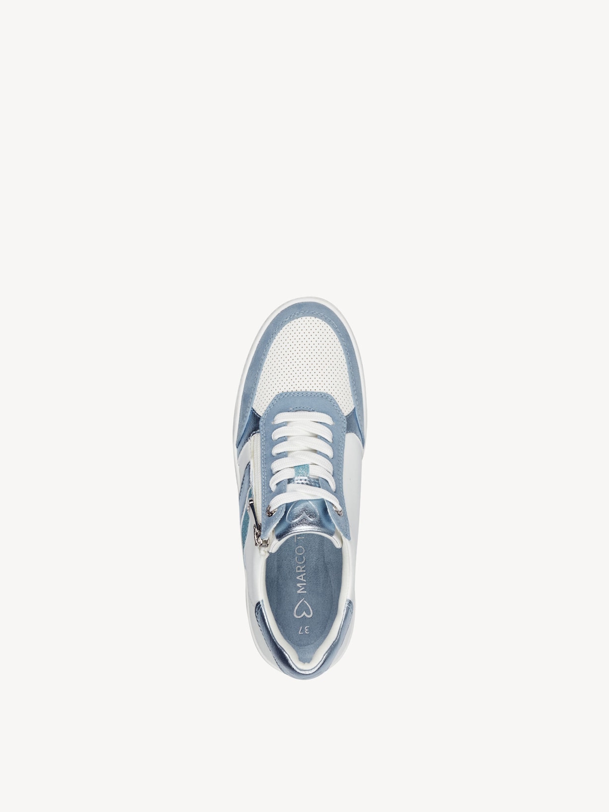 Marco Tozzi, Sneaker - weiß WHITE/LT.BLUE, Bild 5 von 6