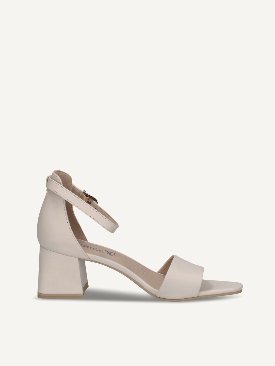 Caprice, Leather Heeled sandal - white OFFWHITE NAPPA, image 4 of 6