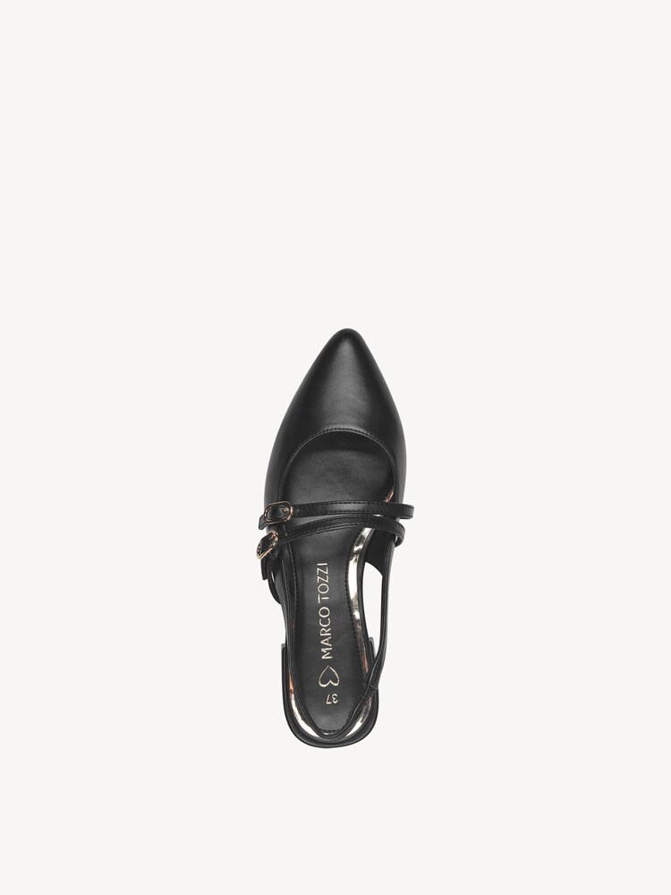 Marco Tozzi, Scarpe con cinturino alla caviglia - nero BLACK, immagine 3 di 6