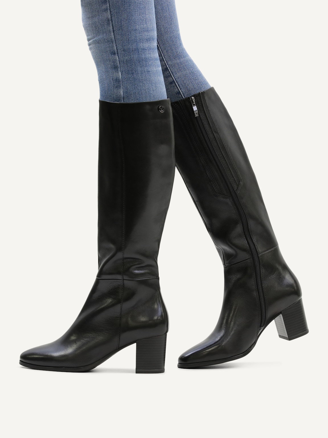 Caprice, Leather Boots - black BLACK NAPPA, image 2 of 6