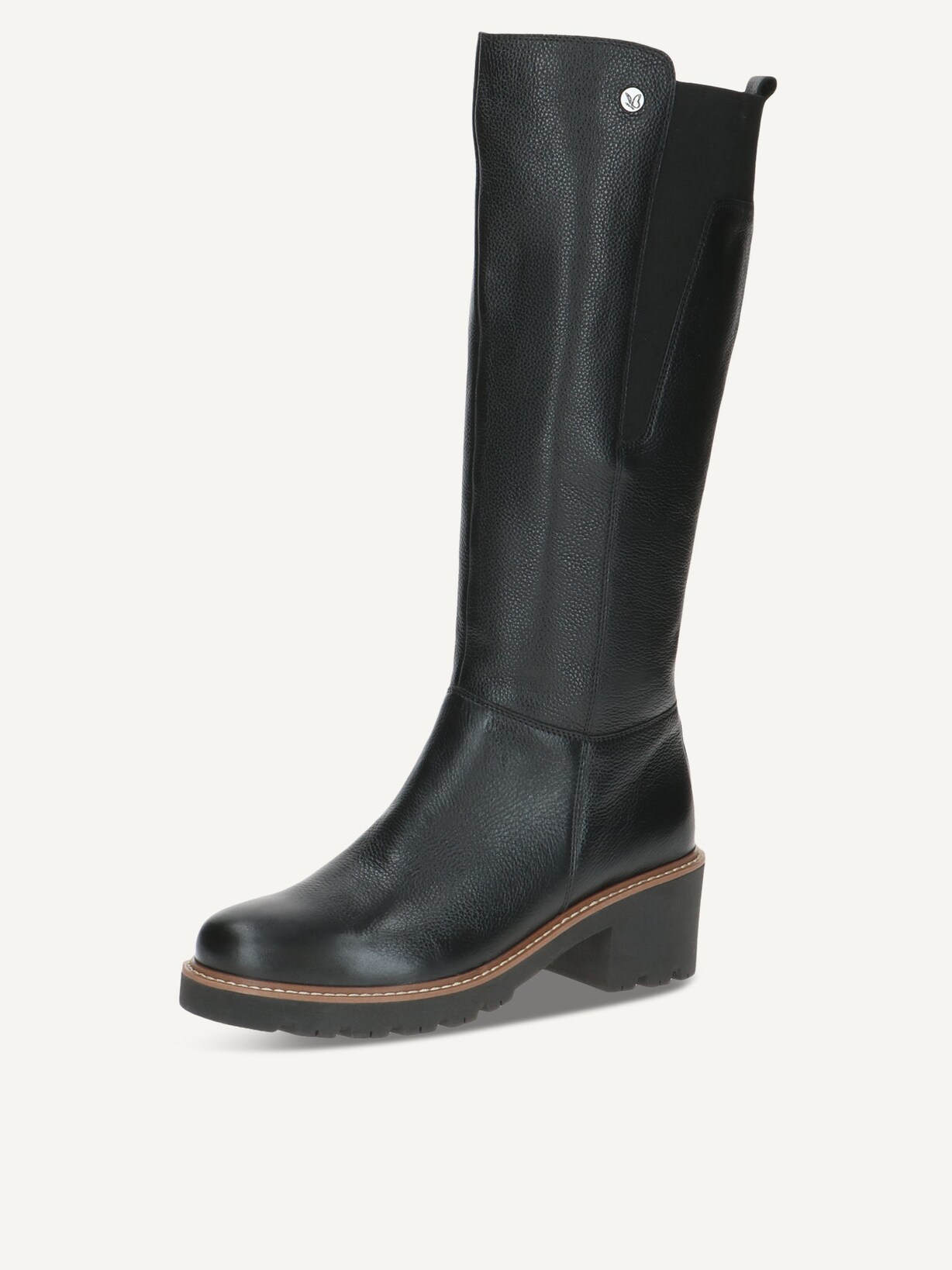 Caprice, Bottes en cuir - noir doublure chaude BLACK NAPPA, image 2 sur 5