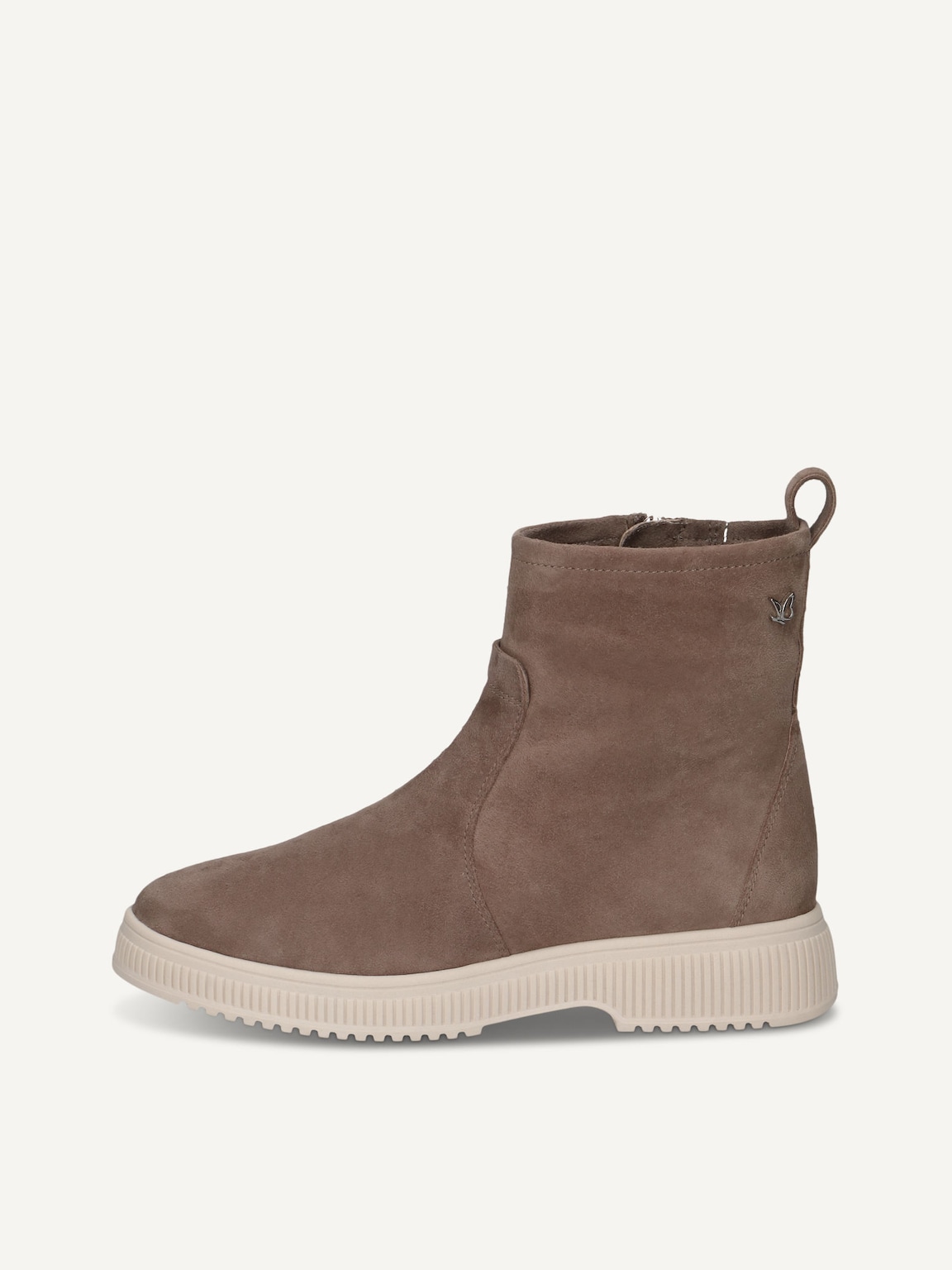 Caprice, Leather Bootie - brown warm lining TAUPE SUEDE, image 2 of 5