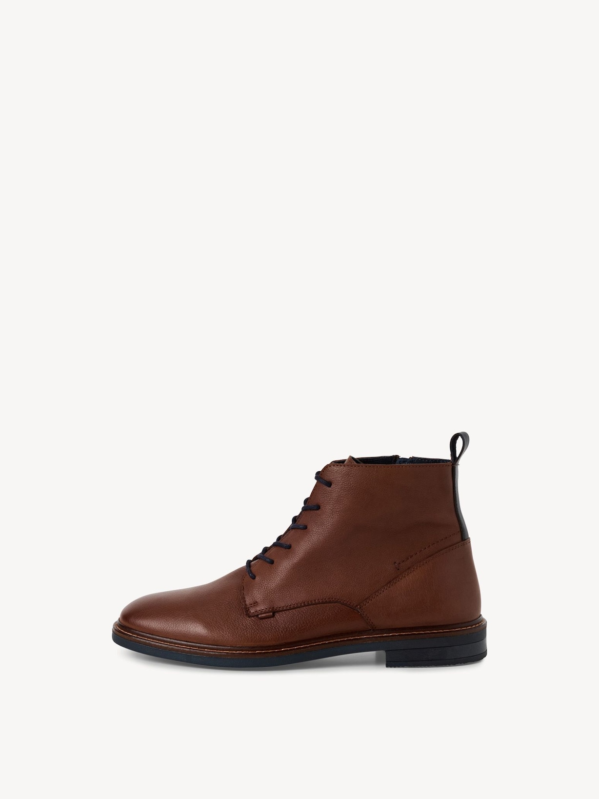 Marco Tozzi, Leren Enkellaarsje - bruin COGNAC COMB, afbeelding 2 van 6