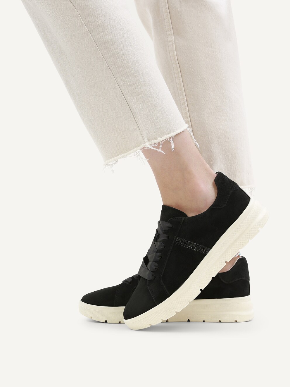 Caprice, Derbie en cuir - noir BLACK SUEDE, image 2 sur 6