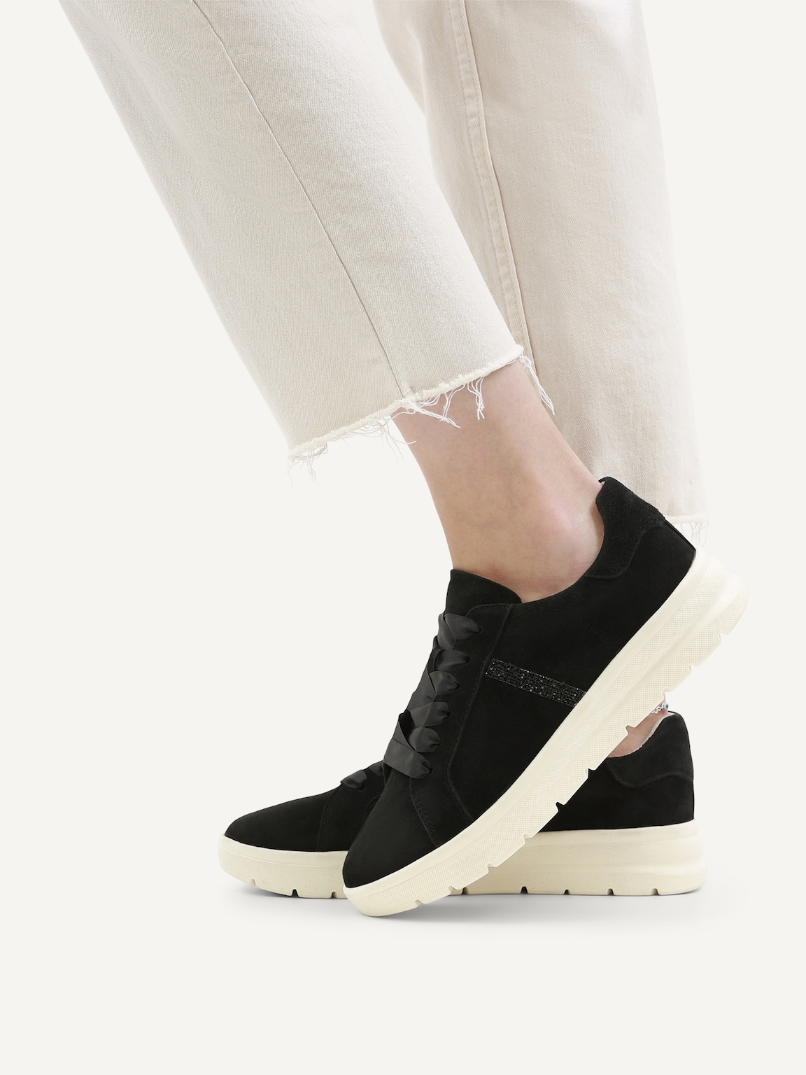 Caprice, Leather Low shoes - black BLACK SUEDE, image 2 of 6
