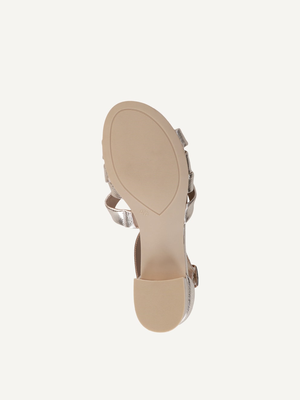 Caprice, Ledersandalette - metallic PLATIN METAL., Bild 6 von 6
