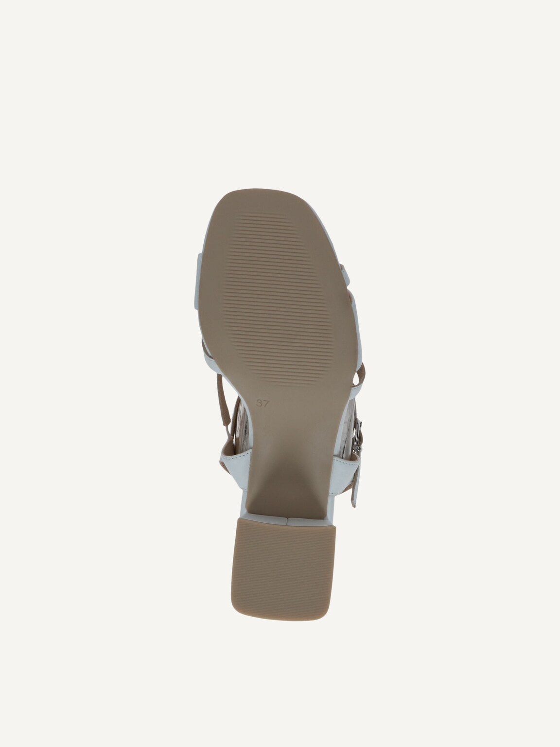 Caprice, Leather Heeled sandal - white WHITE NAPPA, image 4 of 5