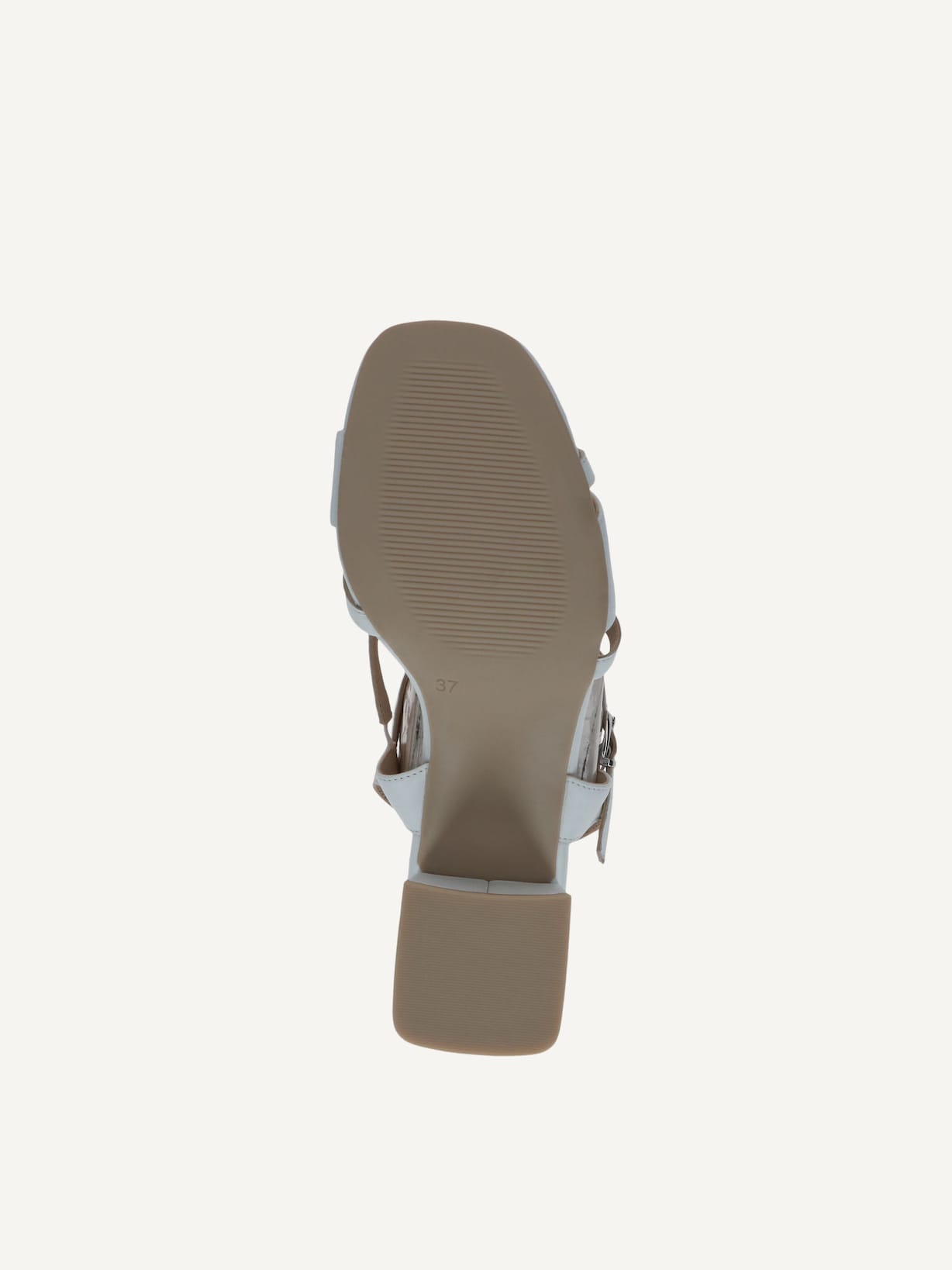 Caprice, Sandale à talon en cuir - blanc WHITE NAPPA, image 5 sur 5