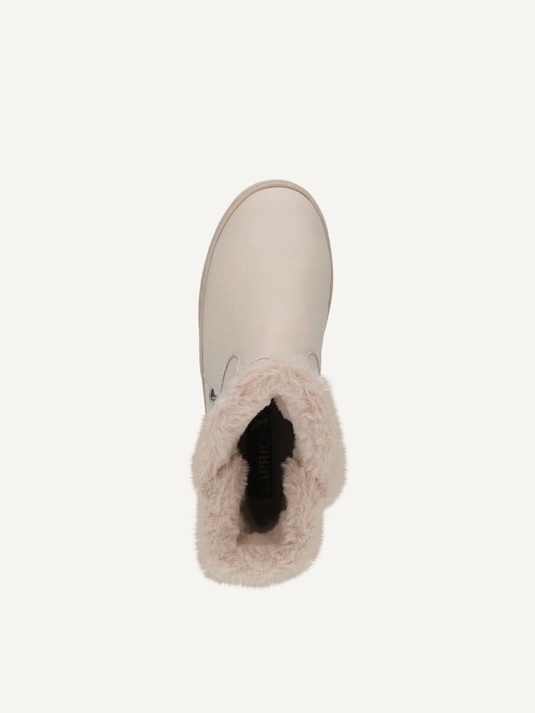 Caprice, Bottine en cuir - beige doublure chaude CREAM NAPPA, image 5 sur 6