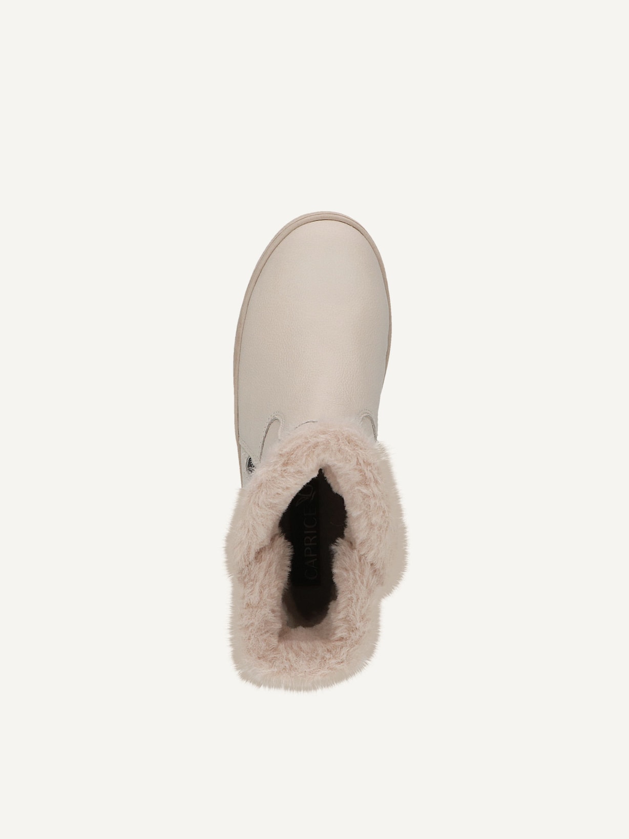 Caprice, Bottine en cuir - beige doublure chaude CREAM NAPPA, image 5 sur 6