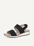 Not selected, Caprice, Leather Sandal - dark blue OCEAN SUEDE