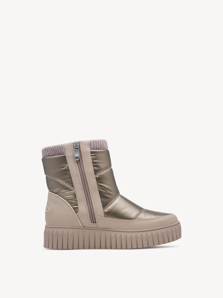 Marco Tozzi, Bootie - beige warm lining, TAUPE COMB, Image 6 of 6